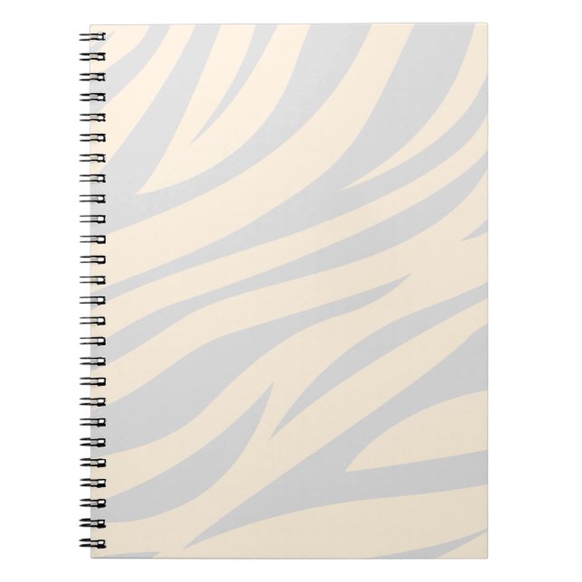 Cuaderno Tiger Stripes Naranja negro Patrulla de piel de an (Frente)