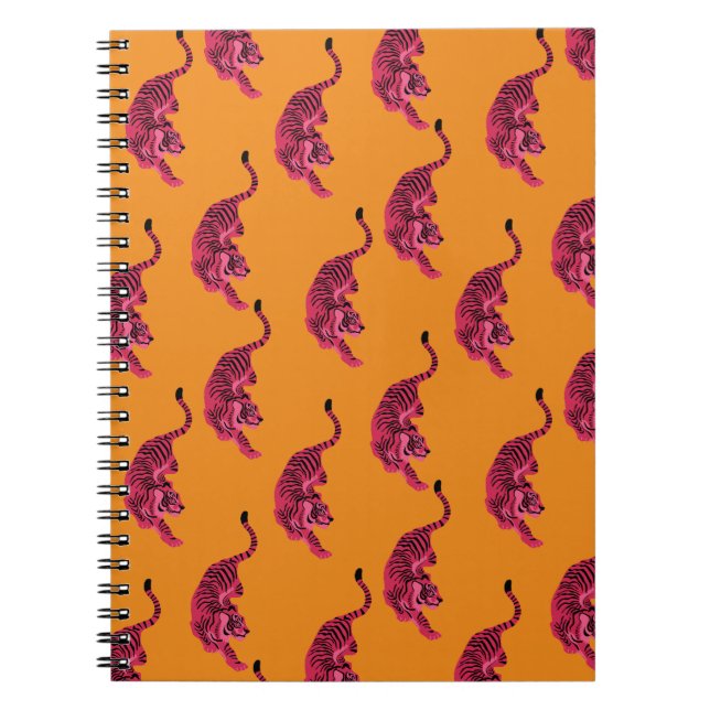 Cuaderno Tiger - Vibrant Pink (Frente)