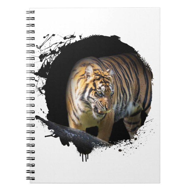 Cuaderno Tigre Animal Vie Sauvage Jungle Naturaleza Liberté (Frente)