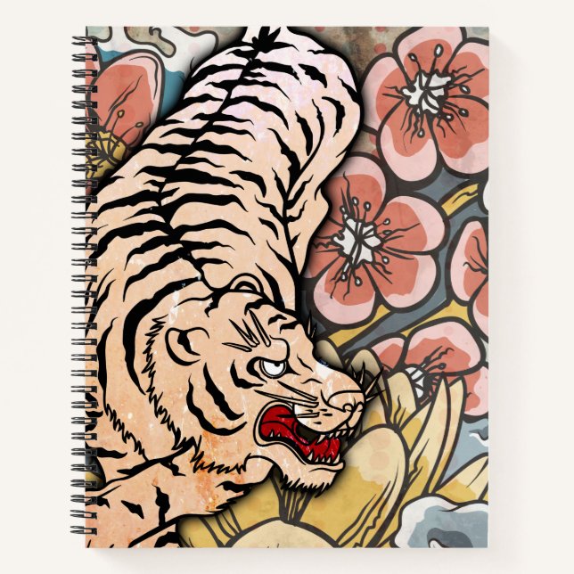 Cuaderno Tigre blanco (Anverso)