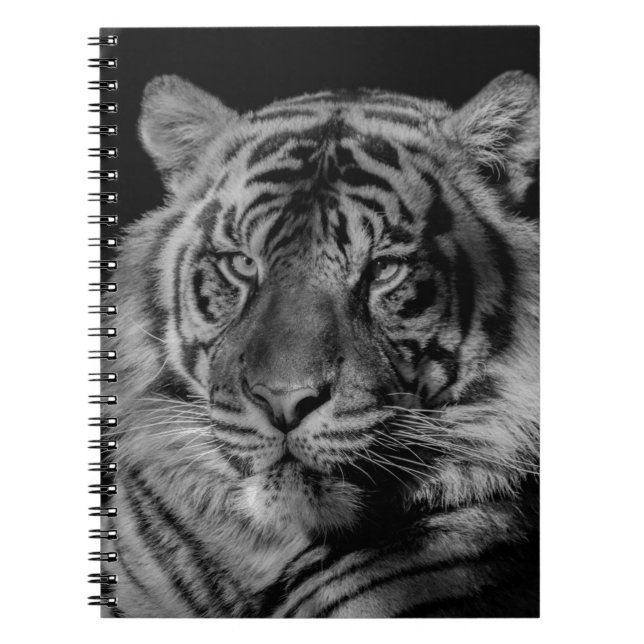 Cuaderno Tigre blanco y negro (Frente)