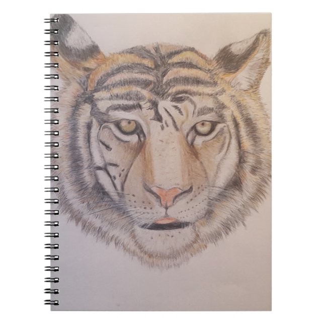 Cuaderno Tigre de esbozo de mano (Frente)