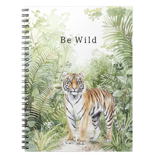 Cuaderno Tigre de la selva (Frente)