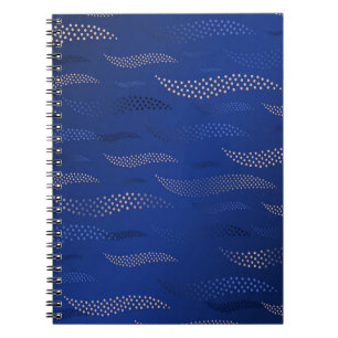 Cuaderno Tigre de ondas (patrón estilizado) 2