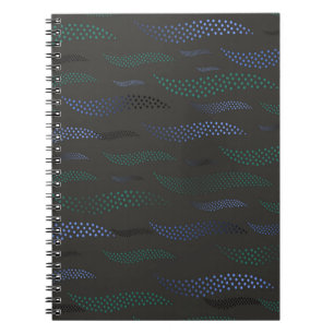 Cuaderno Tigre de ondas (patrón estilizado) 7