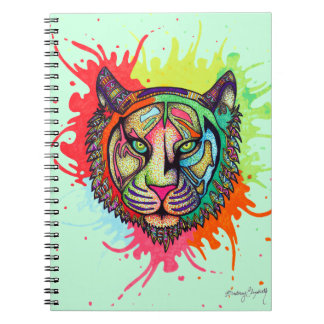 Cuaderno Tigre del arco iris