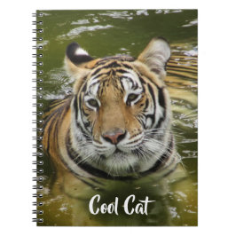 Cuaderno Tigre en el agua