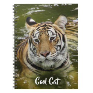 Cuaderno Tigre en el agua