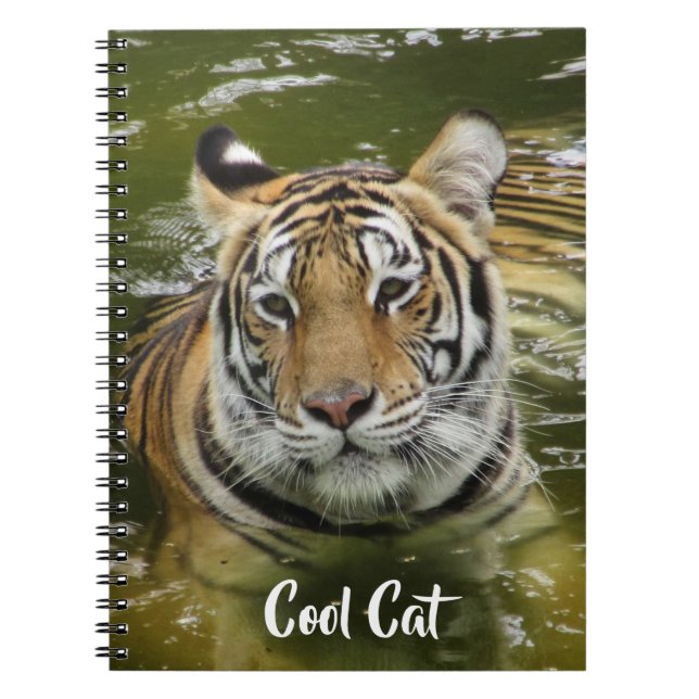 Cuaderno Tigre en el agua (Frente)