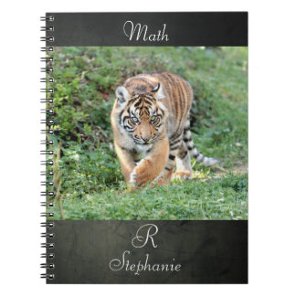 Cuaderno tigre fotográfico portátil , animales.