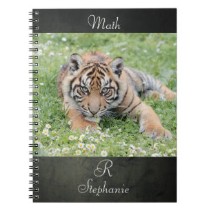 Cuaderno Tigre fotográfico portátil , animales 0254.