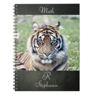 Cuaderno Tigre fotográfico portátil , animales 0255.