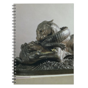 Cuaderno Tigre que devora un cocodrilo, 1832 (bronce)