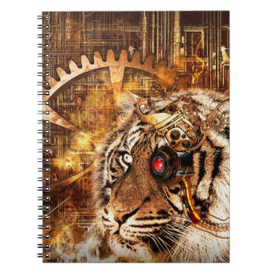 Cuaderno Tigre Steampunk