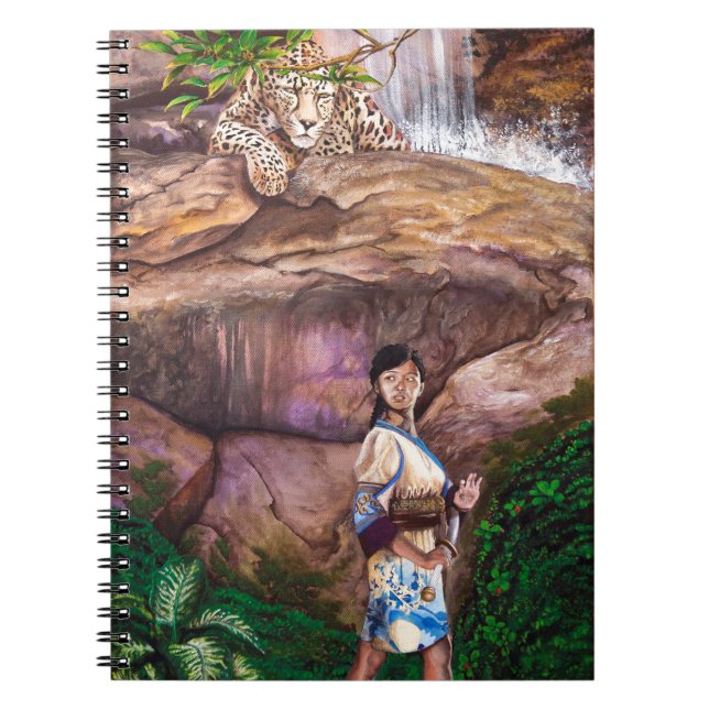 Cuaderno Tigre y fresa del budista de zen (Frente)