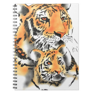 Cuaderno Tigres y copos