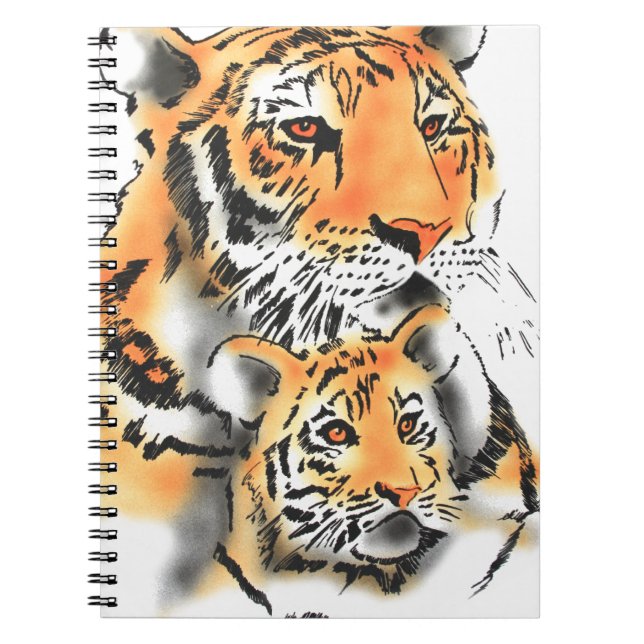 Cuaderno Tigres y copos (Frente)