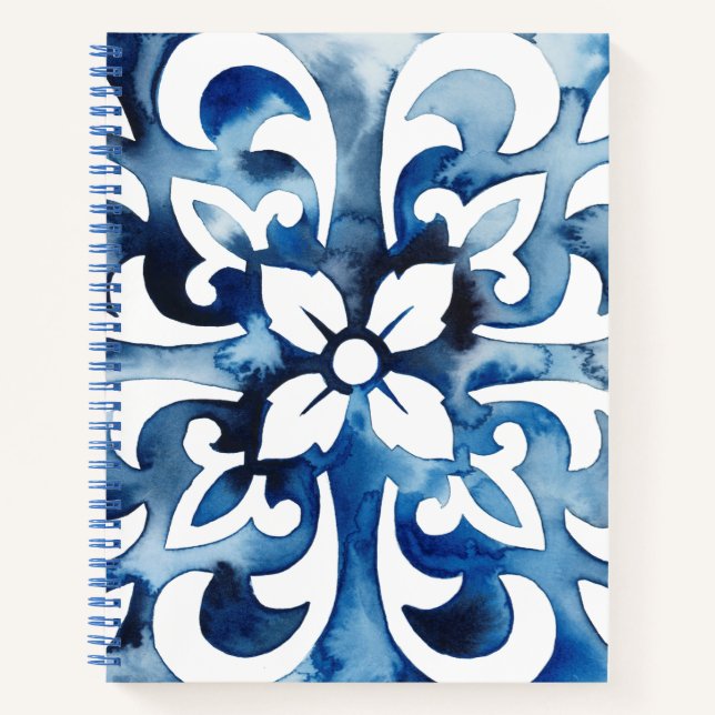 Cuaderno Tile cobalto II (Anverso)