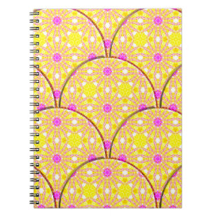 Cuaderno Tilesabstracto de patrón colorido y sin costura,