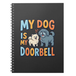 Cuaderno Timbre de Puerta Divertido para Amantes de Mascota