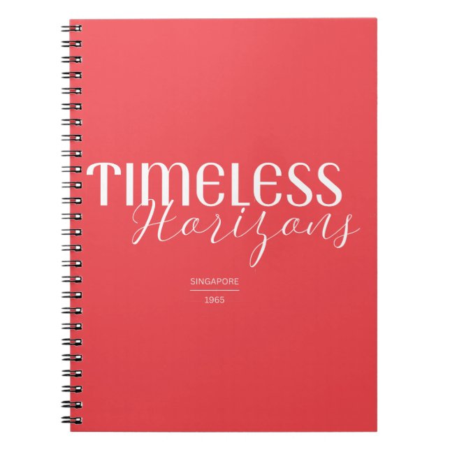 Cuaderno Timeless Horizons Singapore 1965 (Frente)