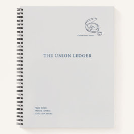 Cuaderno Timepiece- Minimalist Marriage Union Notebook