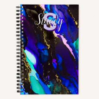 Cuaderno Tinta de alcohol púrpura salvaje