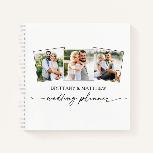 Cuaderno Tinta de Caligrafía Moderna 3 Planificador de Boda (Anverso)