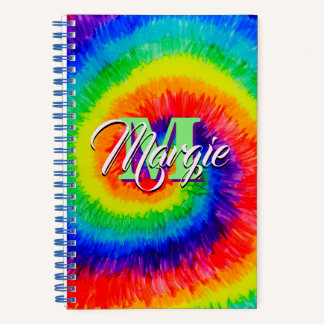 Cuaderno Tinta de tinta de tinte de arcoiris para alcohol