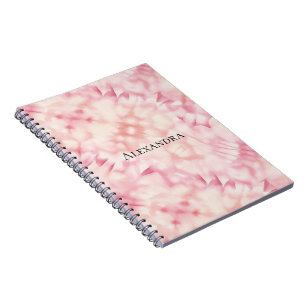 Cuaderno Tinte Tied Deseñido Rosa Rubor Femenino