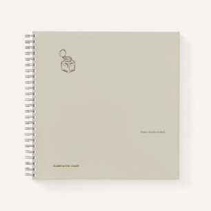 Cuaderno Tintero de Dark Academia – Biblioteca Vintage Mini