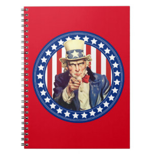 Cuaderno Tío Sam Stars y Stripes