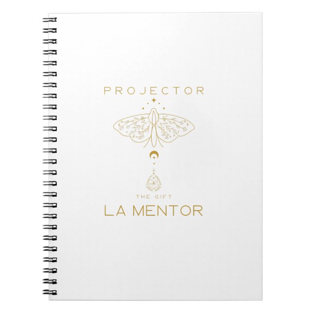 Cuaderno Tipo de proyector Humain de diseño (Frente)