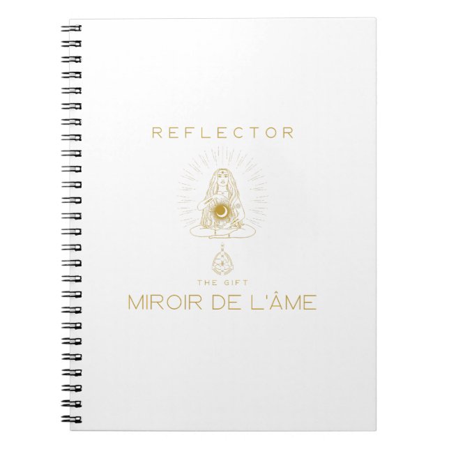 Cuaderno Tipo de reflector Humain de diseño (Frente)