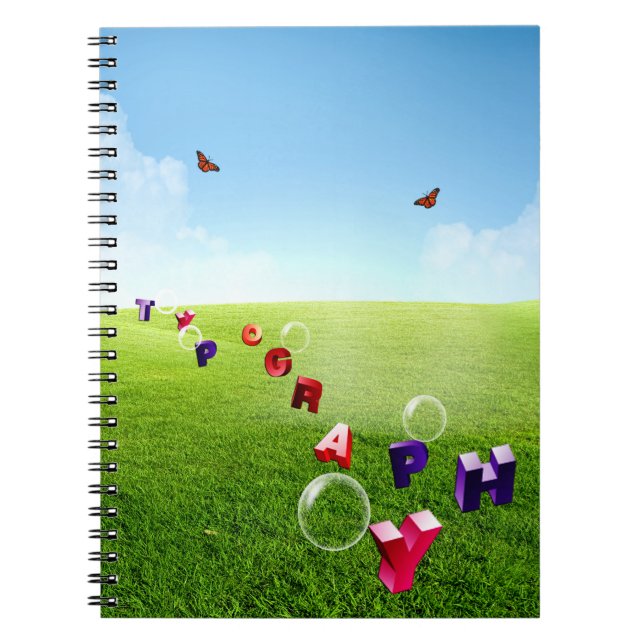 Cuaderno Tipografía, (Frente)