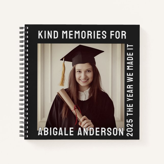 Cuaderno Tipografía blanca y estatuas fotográficas (Anverso)