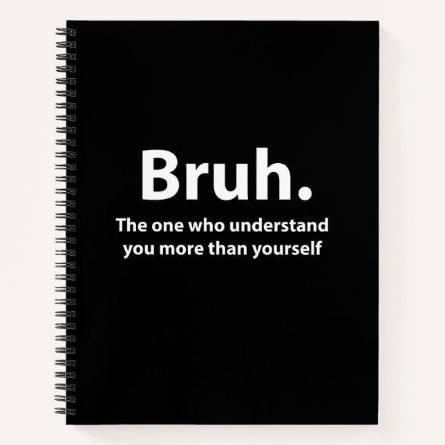 Cuaderno Tipografía Bruh  (Anverso)