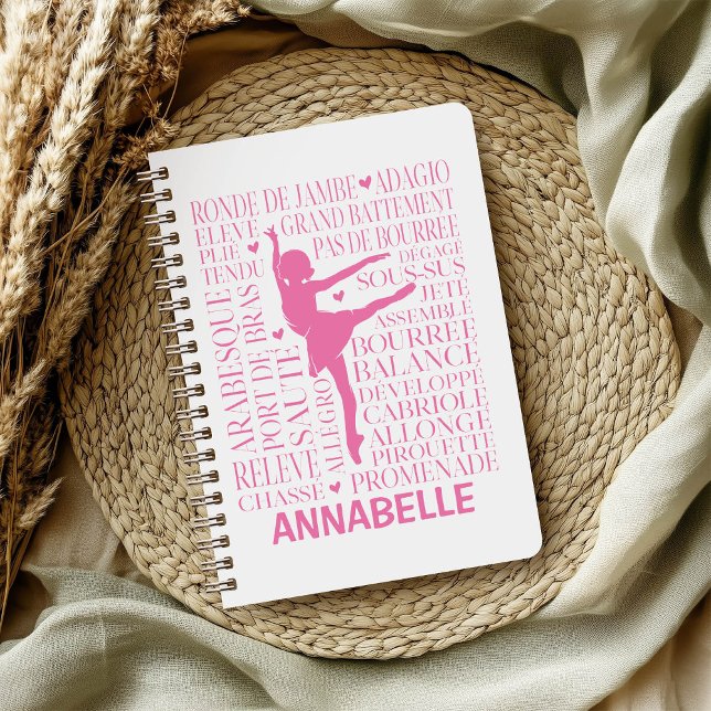 Cuaderno Tipografía de Ballerina Pequeña Rosa (Subido por el creador)