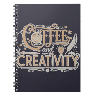 Cuaderno Tipografía de Café y Creatividad