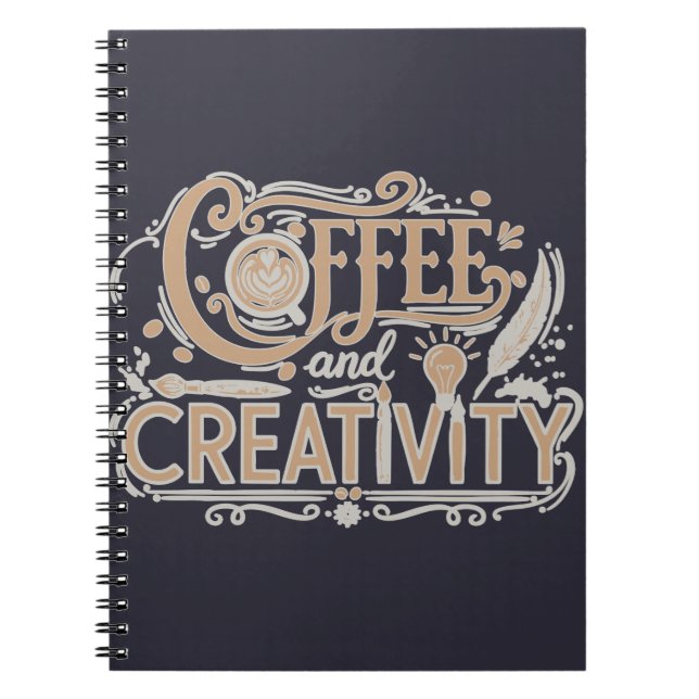 Cuaderno Tipografía de Café y Creatividad (Frente)