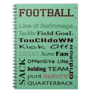 Cuaderno Tipografía de FOOTBALL