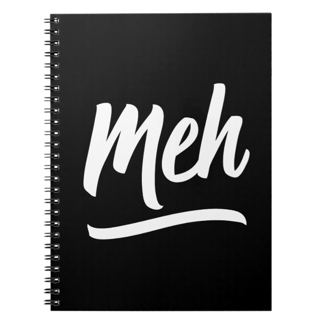 Cuaderno Tipografía de Meh (Frente)