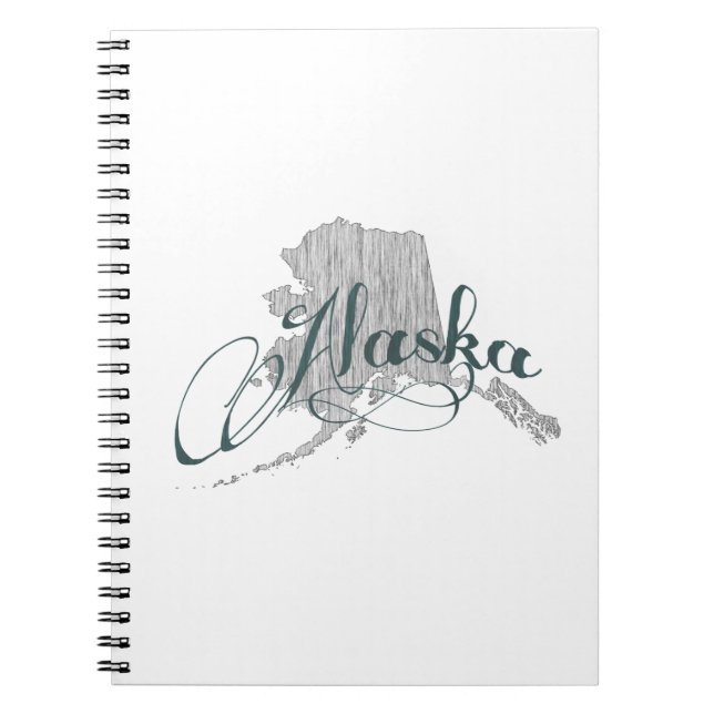 Cuaderno Tipografía del estado de Alaska (Frente)