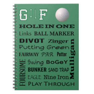 Cuaderno Tipografía del GOLF