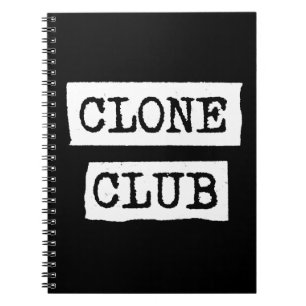 Cuaderno Tipografía huérfana del club de la copia del neg