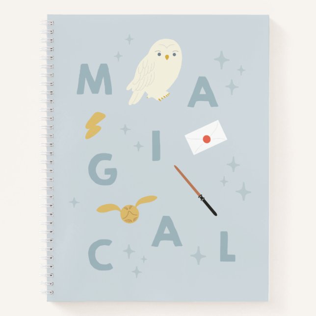 Cuaderno Tipografía mágica «Hedwigh» Gráfico (Anverso)