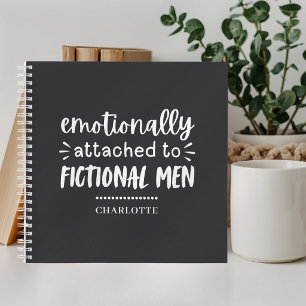 Cuaderno Tipografía moderna divertida frase de lector espir