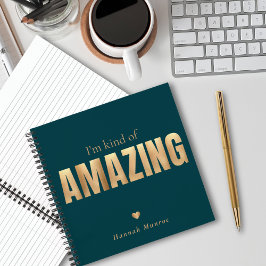 Cuaderno Tipografía Motivacional Divertida y Elegante