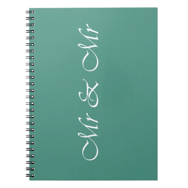 Cuaderno Tipografía Sr & Sr (Frente)