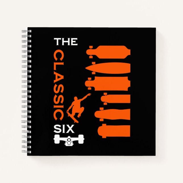 Cuaderno Tipos de tablero de esquí (Anverso)